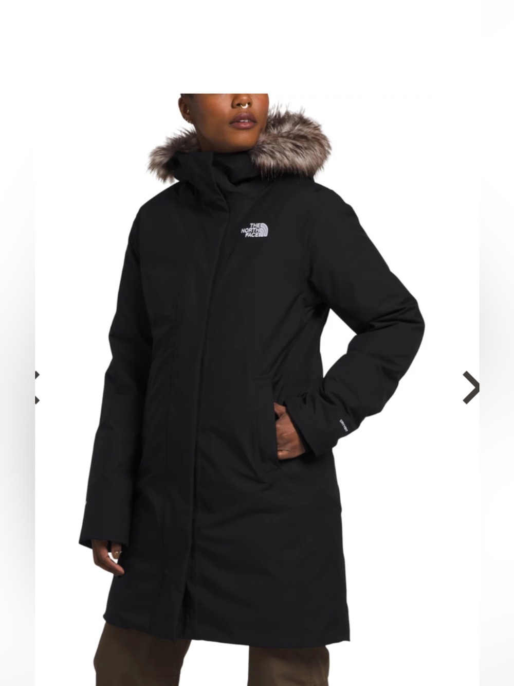 The North Face Women’s Arctic Down Parka – Black. XXL